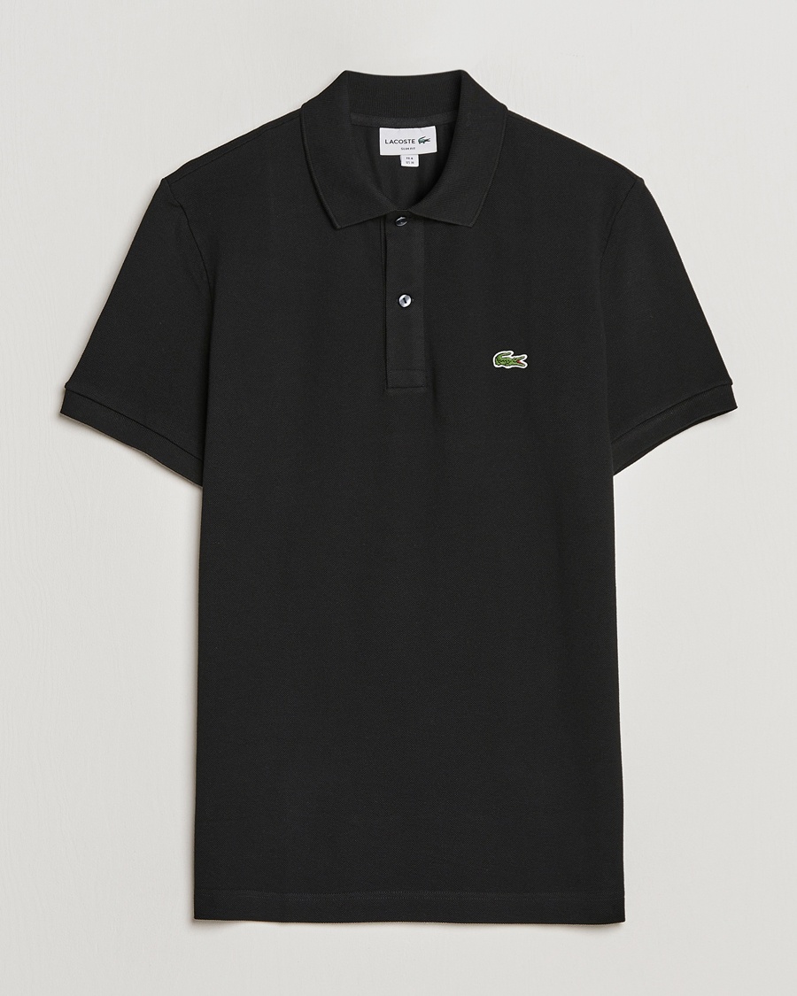 Lacoste Slim Fit Polo Piké Black – Svart