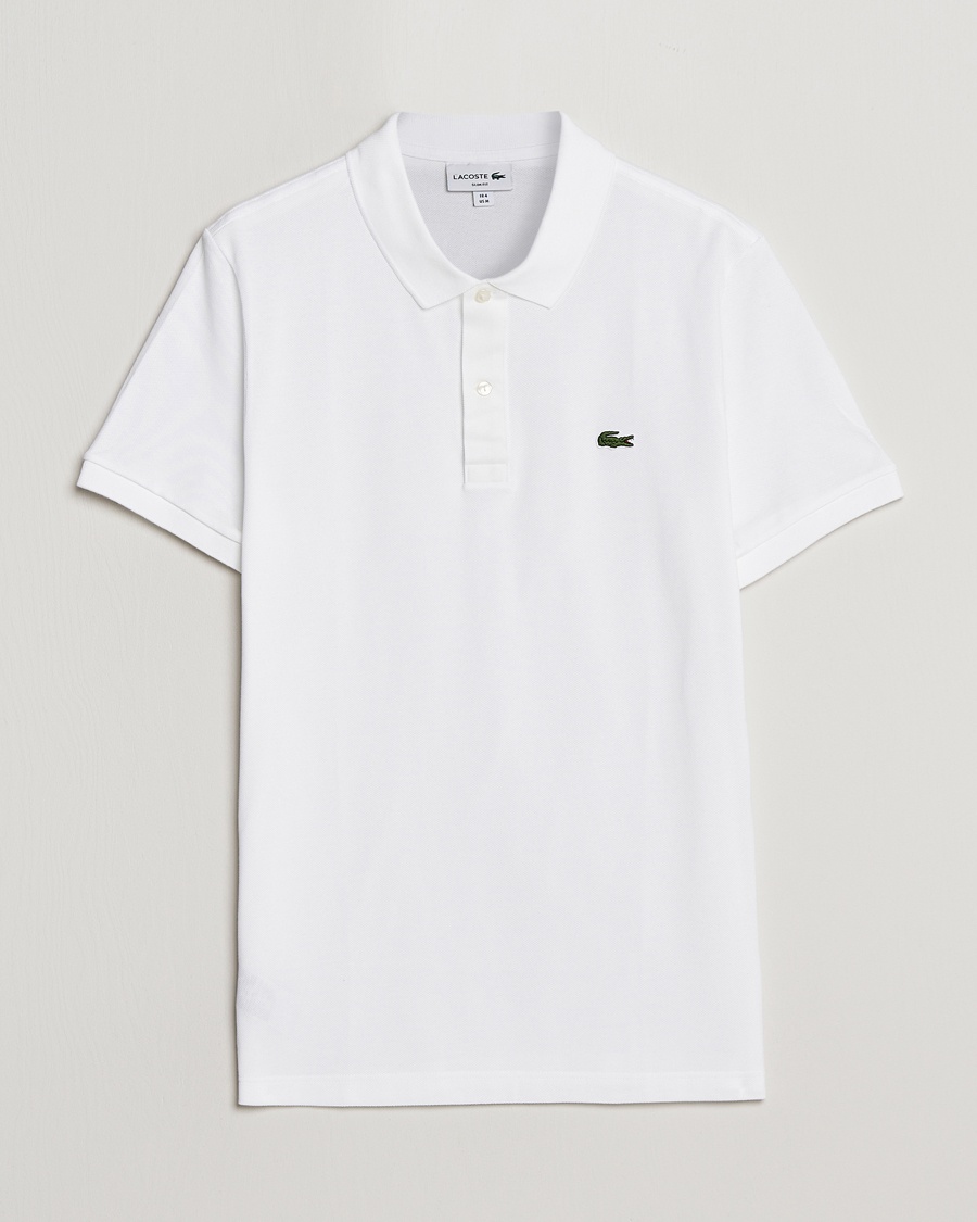 Lacoste Slim Fit Polo Piké White – Hvit
