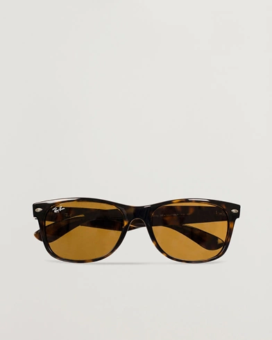 Herre | Buede solbriller | Ray-Ban | New Wayfarer Sunglasses Light Havana/Crystal Brown