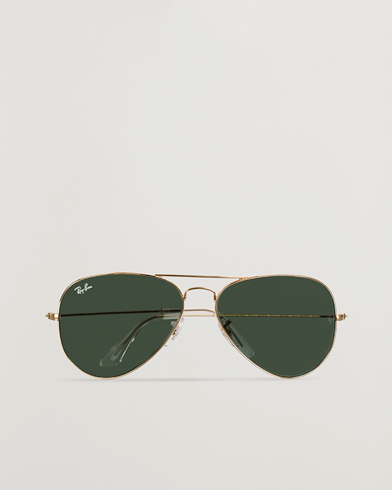 Herre | Ray-Ban | Ray-Ban | 0RB3025 Aviator Large Metal Sunglasses Arista/Grey Green