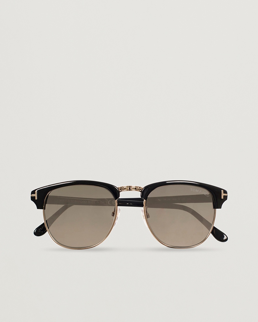 Herre | Buede solbriller | Tom Ford | Henry FT0248 Sunglasses Black/Grey