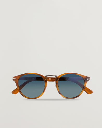  |  0PO3108S Polarized Sunglasses Striped Brown/Gradient Blue