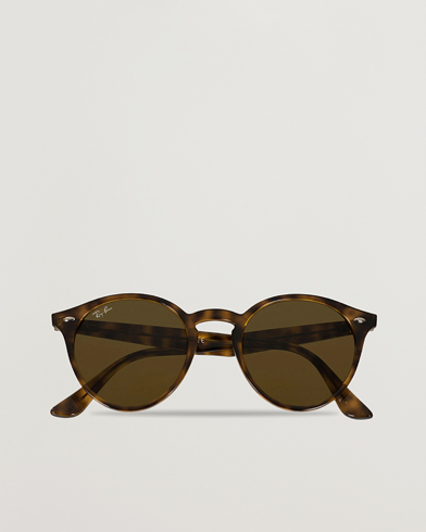 Herre | Runde solbriller | Ray-Ban | RB2180 Acetat Sunglasses Dark Havana/Dark Brown