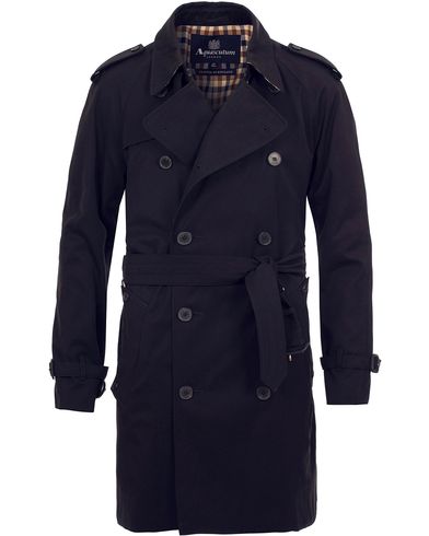  Corby Double Breasted Trenchcoat Navy