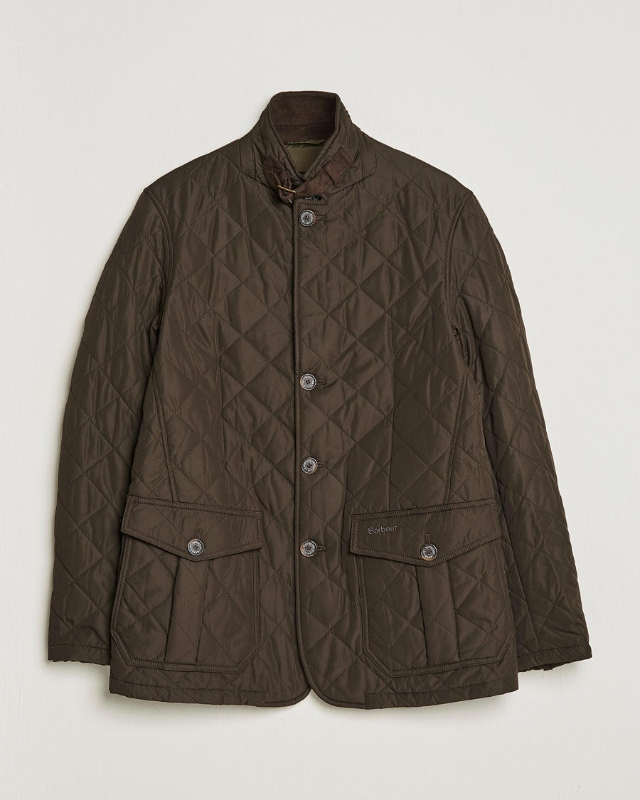 Barbour Lifestyle Quilted Lutz Jacket Olive – Grønn