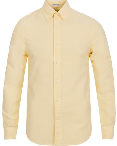 The Perfect Oxford Fitted Body Shirt Soft Yellow