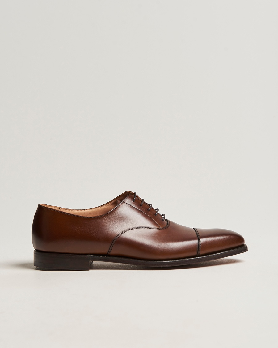 Crockett & Jones Hallam Oxford Dark Brown Calf – Brun