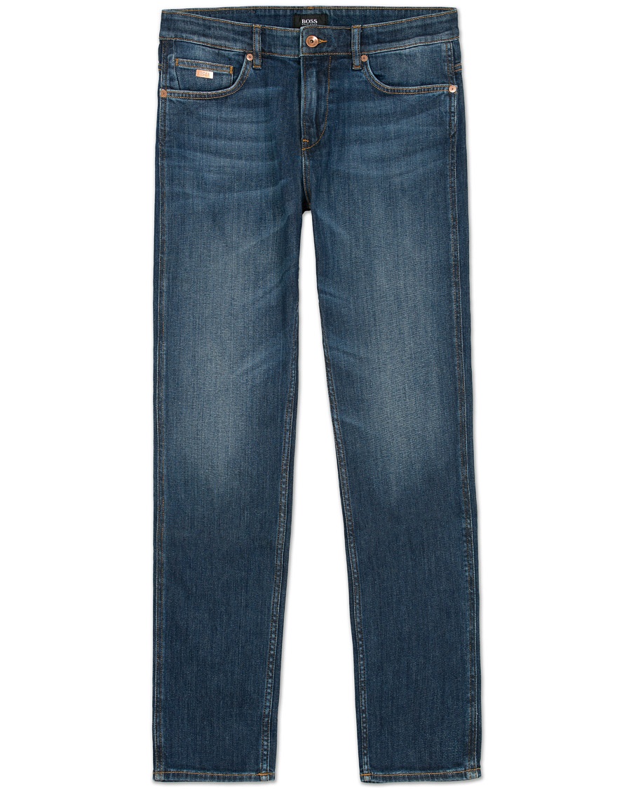 Herre | | BOSS BLACK | BOSS Delaware 3 Jeans Mid Blue
