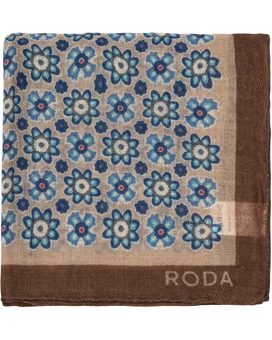  Pocket Square Big Flower Light Beige
