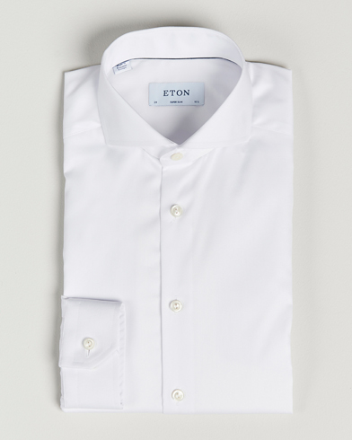 Herre | Eton | Eton | Super Slim Fit Shirt Cutaway White