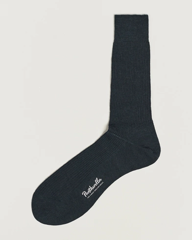 Herre | Sokker i merinoull | Pantherella | Naish Merino/Nylon Sock Racing Green