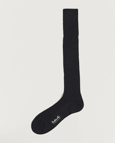 Herre | Sokker | Pantherella | Naish Long Merino/Nylon Sock Black