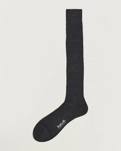 Herre | Sokker i merinoull | Pantherella | Naish Long Merino/Nylon Sock Charcoal