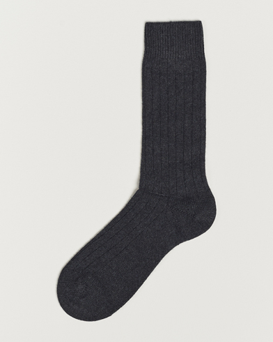 Herre | Sokker | Pantherella | Waddington Cashmere Sock Charcoal