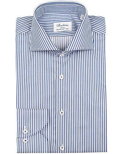 Slimline Stripe Shirt Blue/White