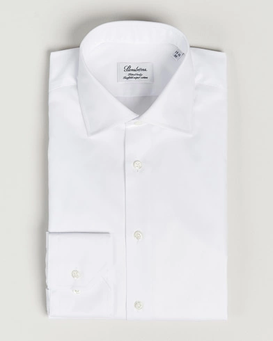 Herre | The Classics of Tomorrow | Stenströms | Fitted Body Shirt White