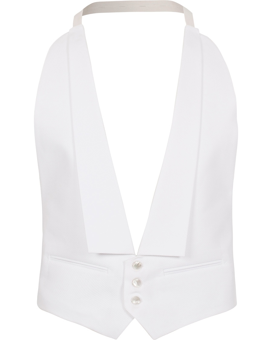 Herre | | Stenströms | Evening Waistcoat White