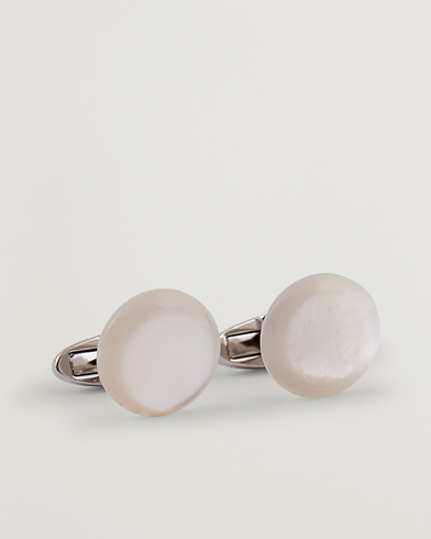 |  Mother of Pearl Cufflink White