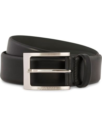 BOSS Barnabie Leather Belt 3,5 cm Black