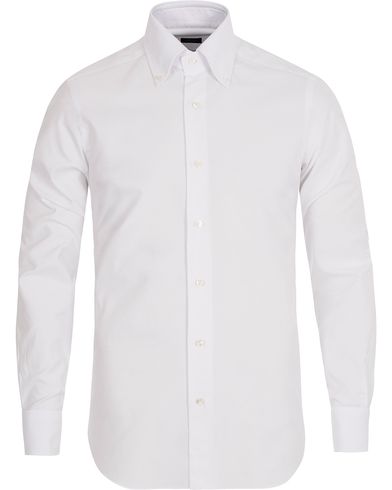  Slim Fit Button Down Oxford Shirt White