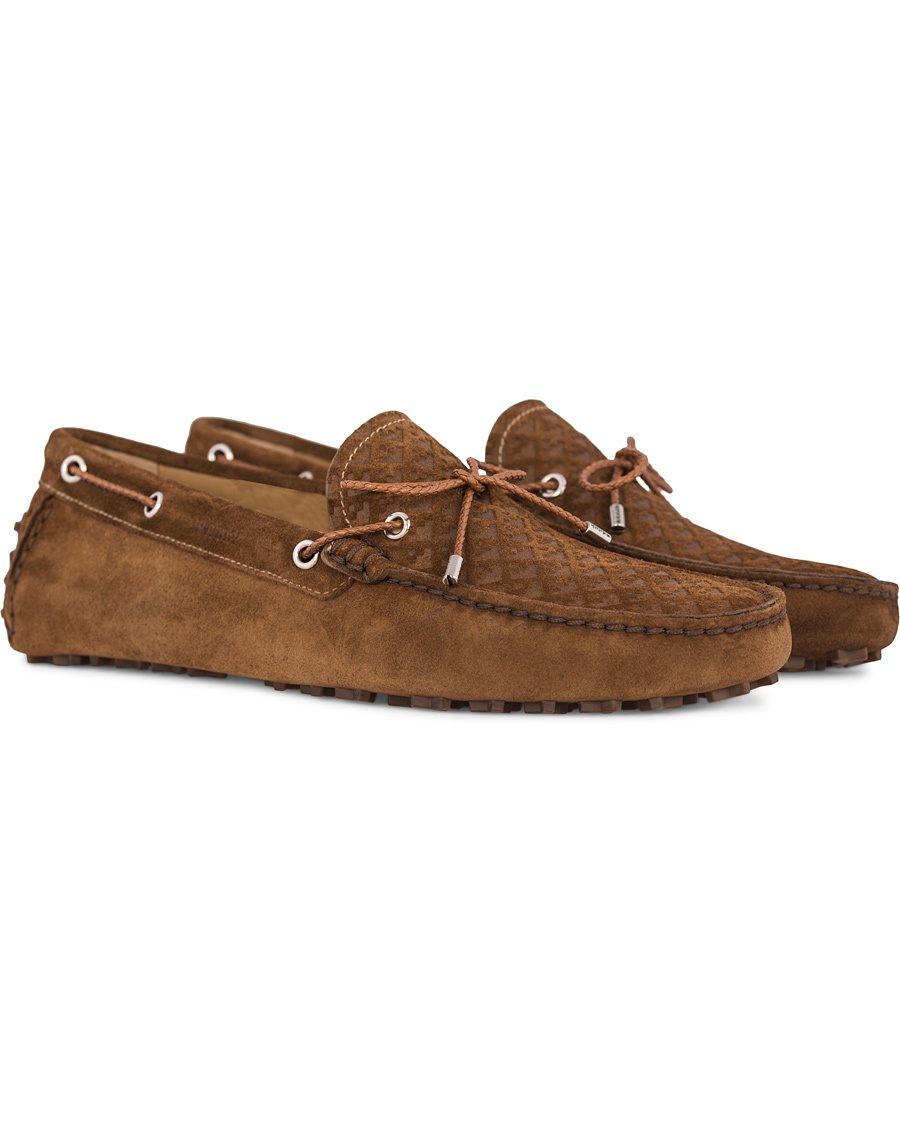  Weilon Car Shoe Tobacco Suede