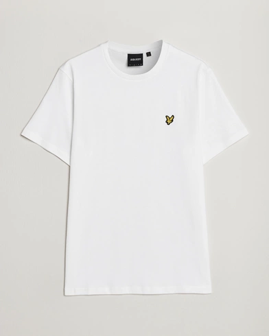 Herre | Hvite t-shirts | Lyle & Scott | Plain Crew Neck Cotton T-Shirt White