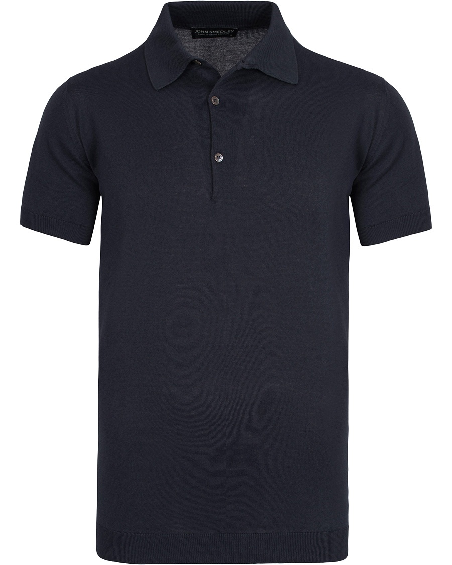  Adrian Slim Fit Sea Island Polo Navy