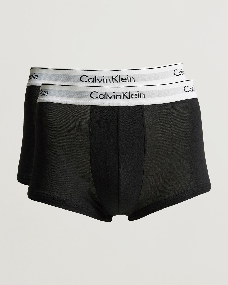 Herre | | Calvin Klein | Modern Cotton Stretch Trunk 2-Pack Black