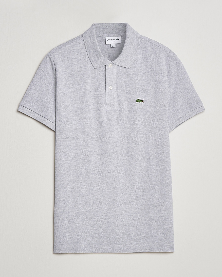 Herre | | Lacoste | Slim Fit Polo Piké Silver Chine