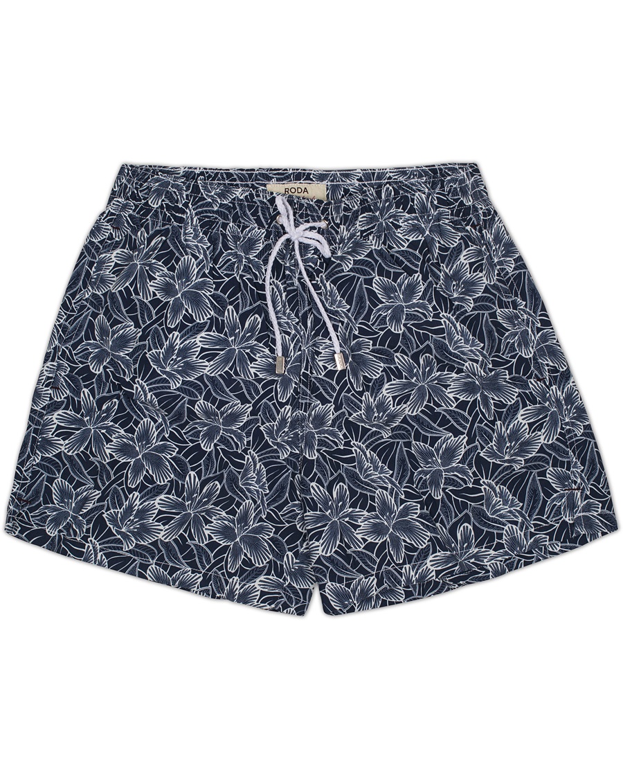  Bathing Trunks Floral Navy