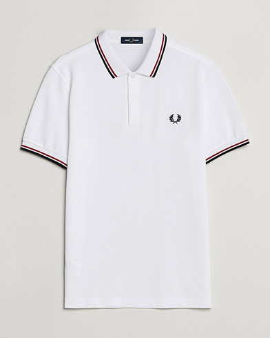 Herre | Fred Perry | Fred Perry | Twin Tipped Polo Shirt White