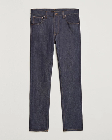 Herre | Nye produktbilder | Nudie Jeans | Lean Dean Organic Slim Fit Stretch Jeans Dry 16 Dips