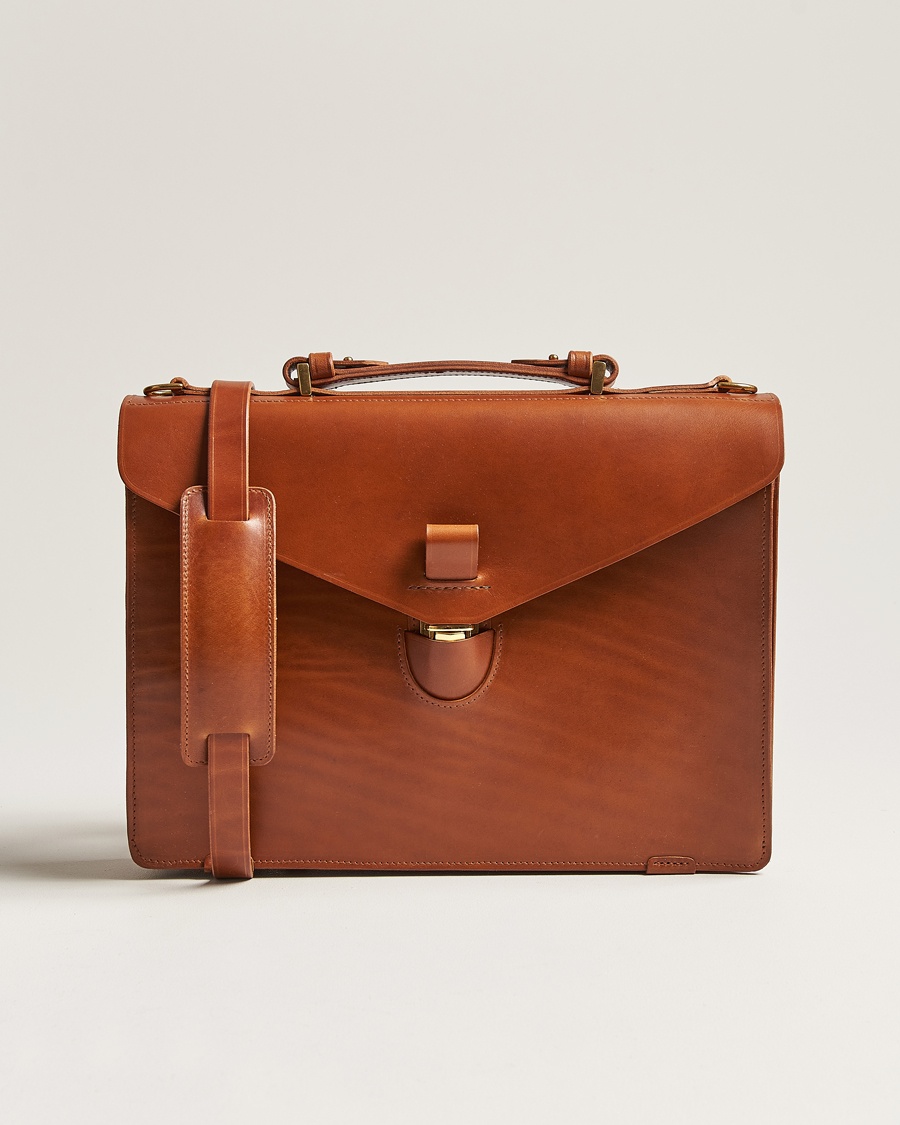 Herre | Tärnsjö Garveri | Tärnsjö Garveri | TG1873 Briefcase Cognac