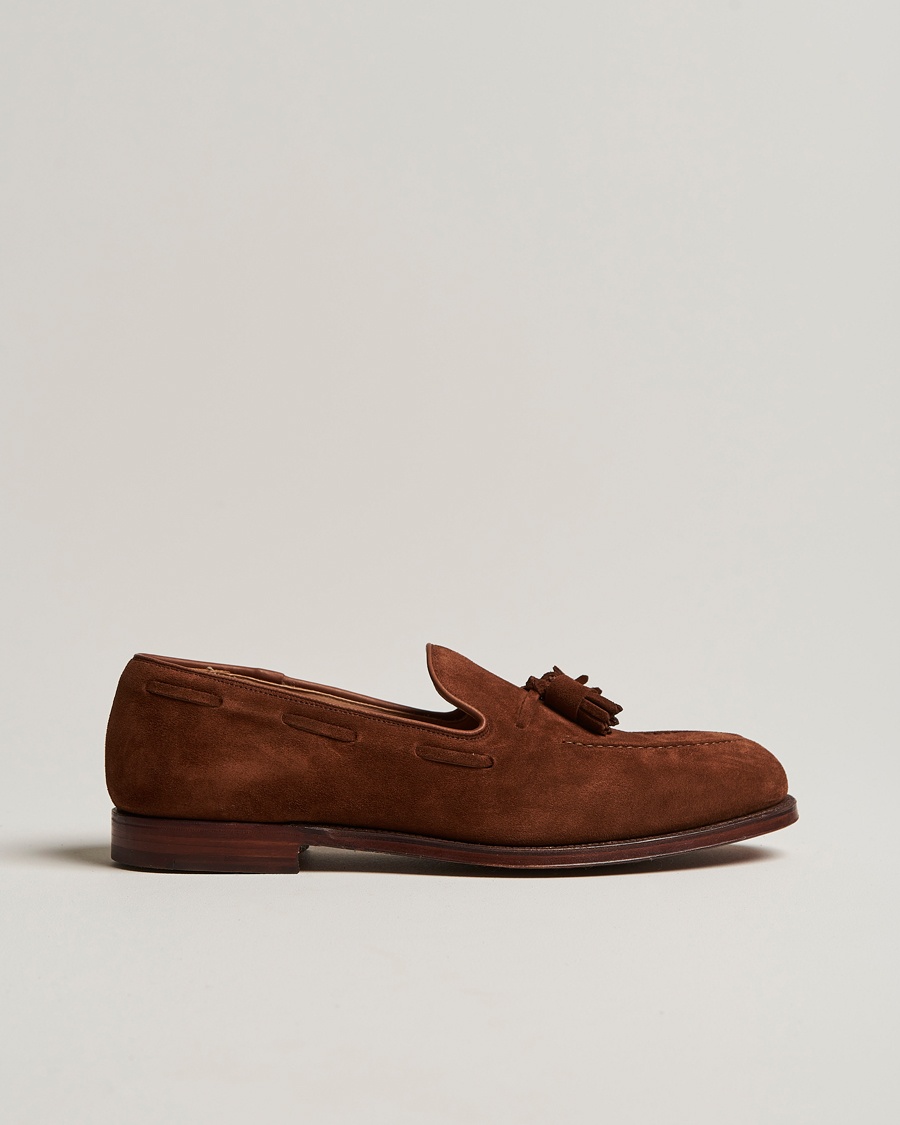 Herre | Crockett & Jones | Crockett & Jones | Cavendish Tassel Loafer Polo Suede