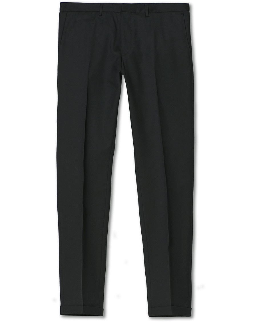 Herre | Gamle produktbilder | BOSS BLACK | BOSS Wave Slim Fit Wool Trousers Black
