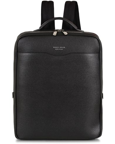 BOSS Signature Backpack Black Leather