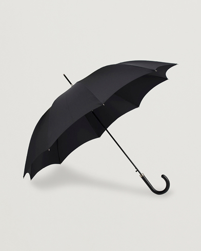 Herre | Møt Regnet Med Stil | Fox Umbrellas | Hardwood Automatic Umbrella Black