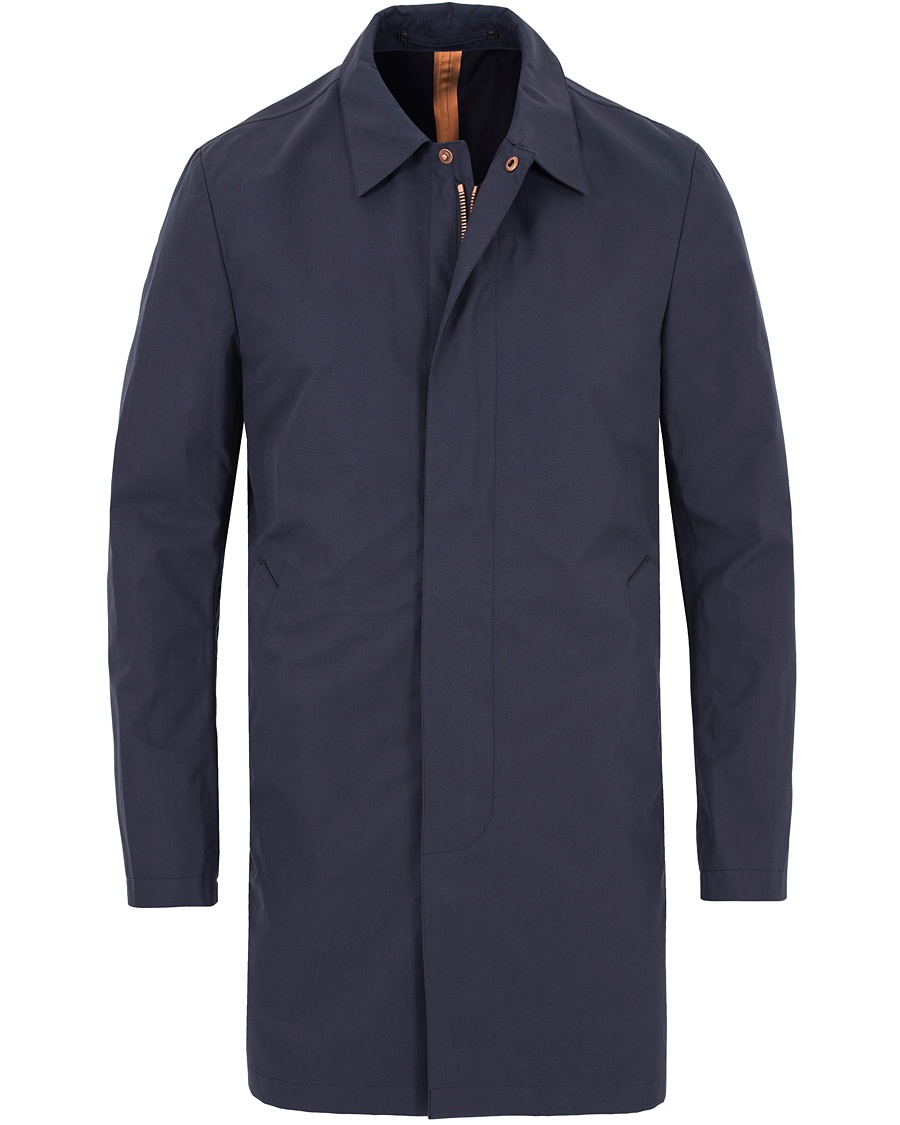  Unlined Ventile® Mac Coat Navy