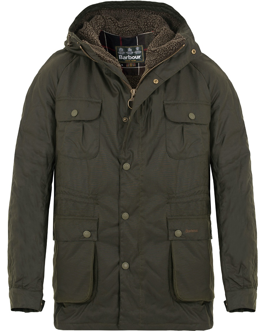  Brindle Wax Parka Ferm Green