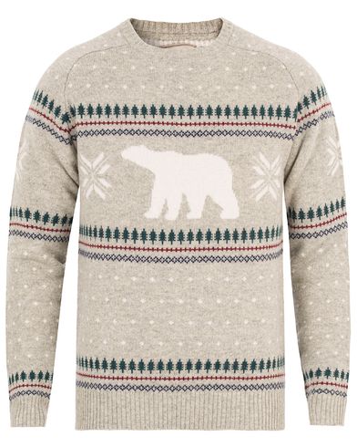  Forrest Christmas Sweater Light Warm Grey Melange