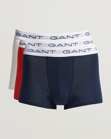 Herre | GANT | GANT | 3-Pack Trunk Boxer Red/Navy/White