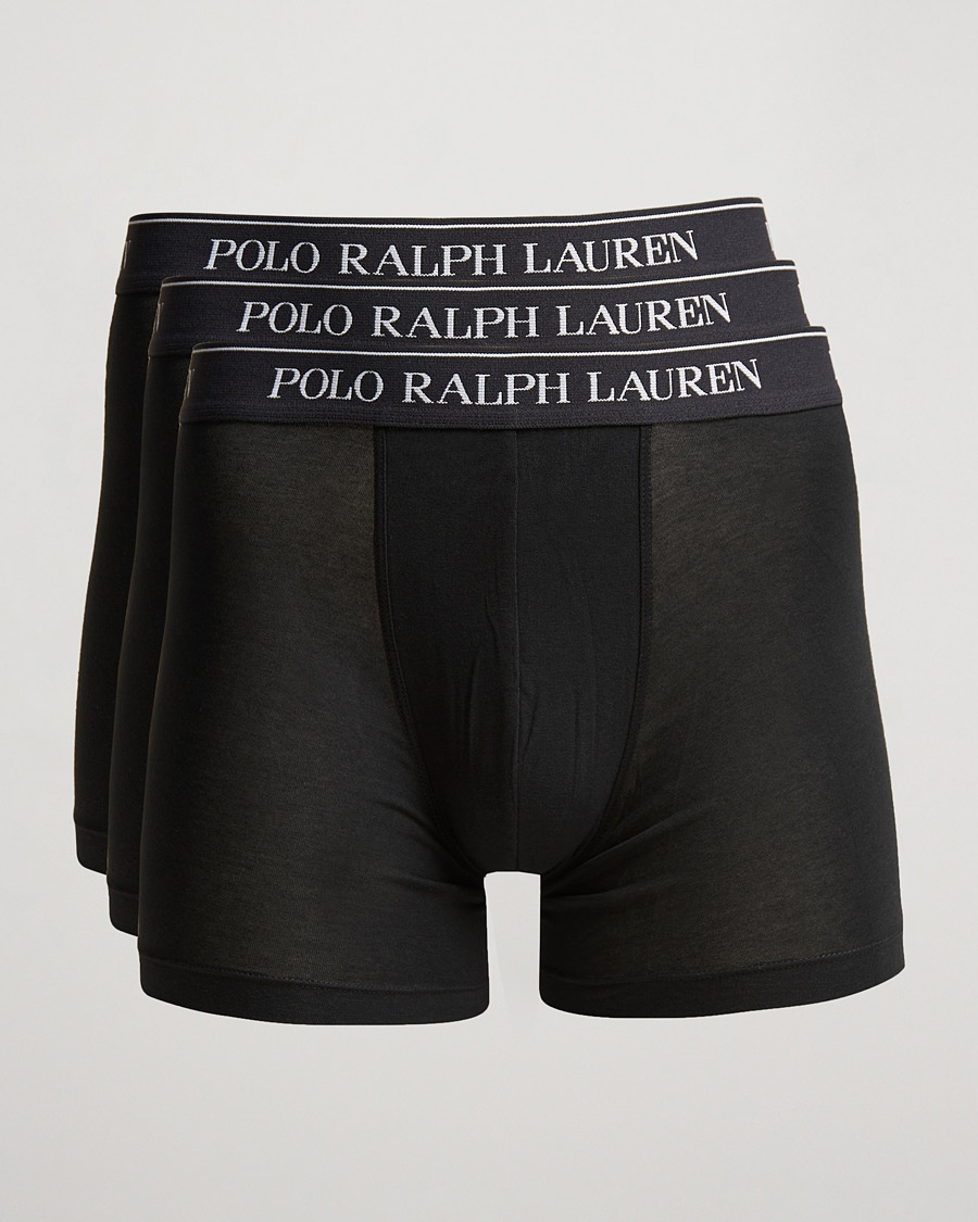 Polo Ralph Lauren 3-Pack Boxer Brief Polo Black – Svart
