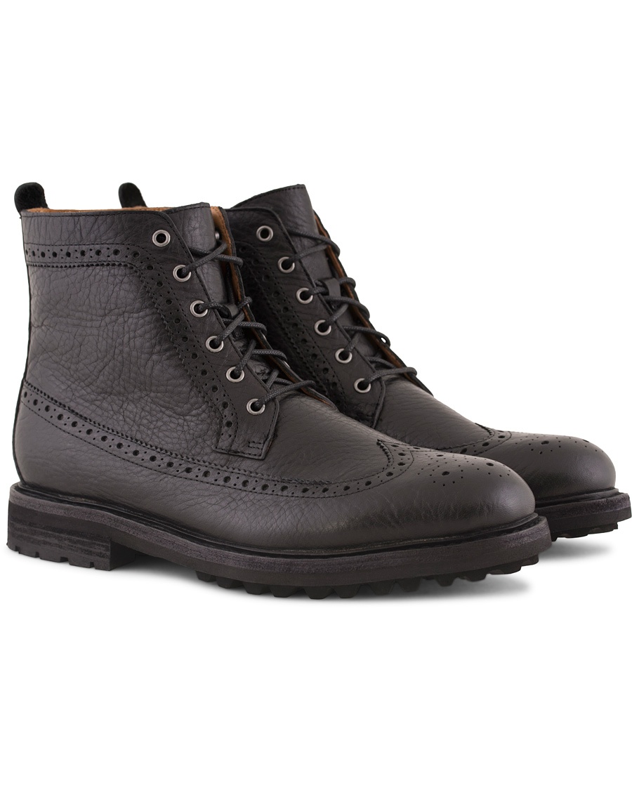  Nickson Brogue Boot Black