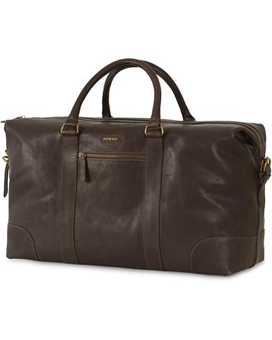  Leather Weekendbag Dark Brown