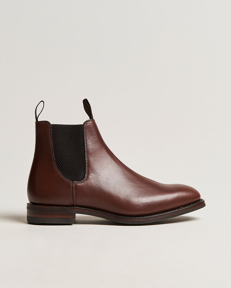 Herre | Loake 1880 | Loake 1880 | Chatsworth Chelsea Boot Brown Waxy Leather