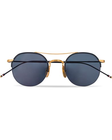 Thom Browne TB-903 Sunglasses 18 Carat Gold/Navy