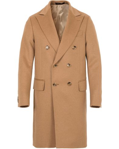  Saul Double Breasted Camelhair Coat Light Brown