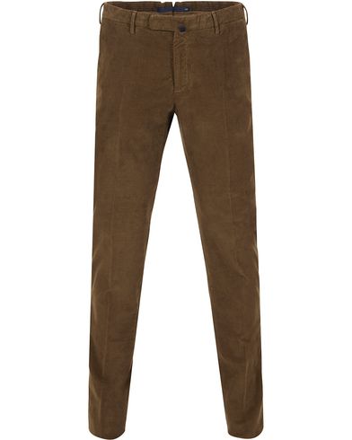  Garment Dyed Corduroy Trousers Brown
