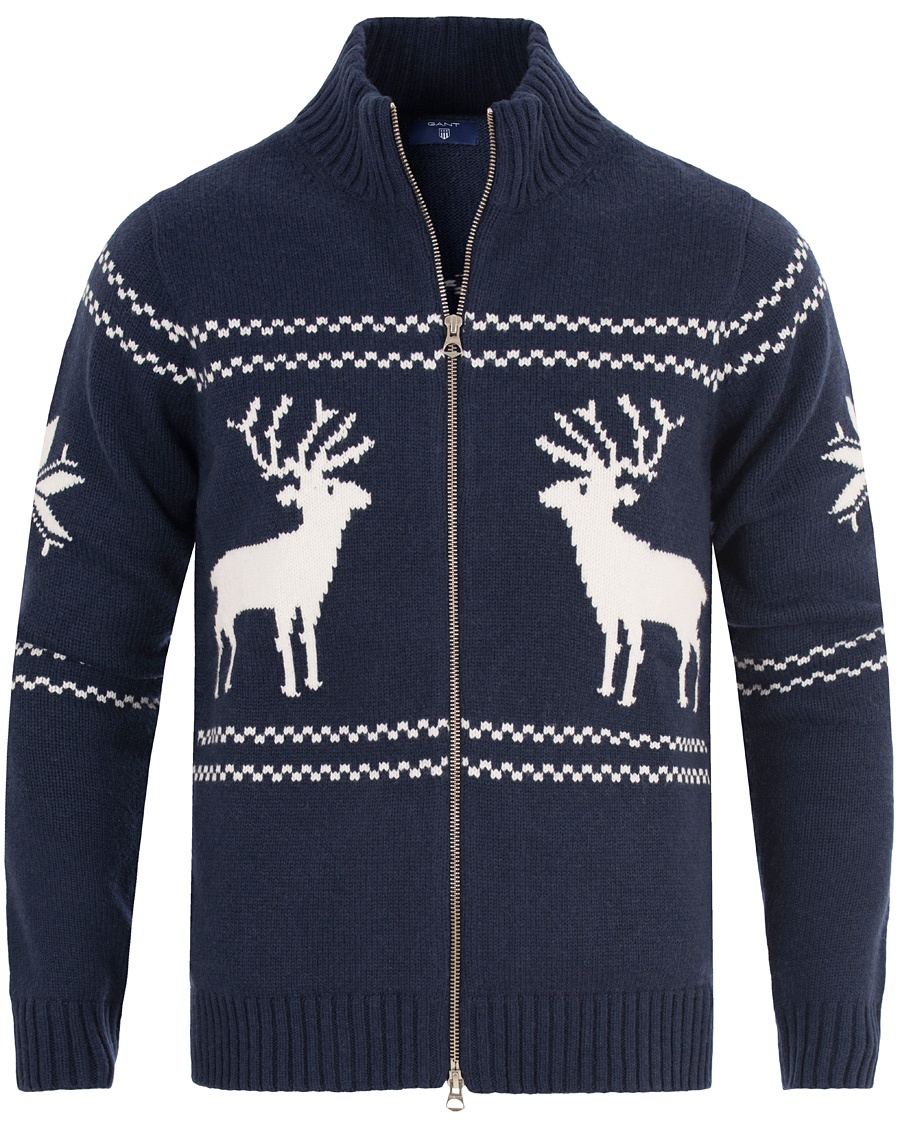  Christmas Zip Jacket Marine