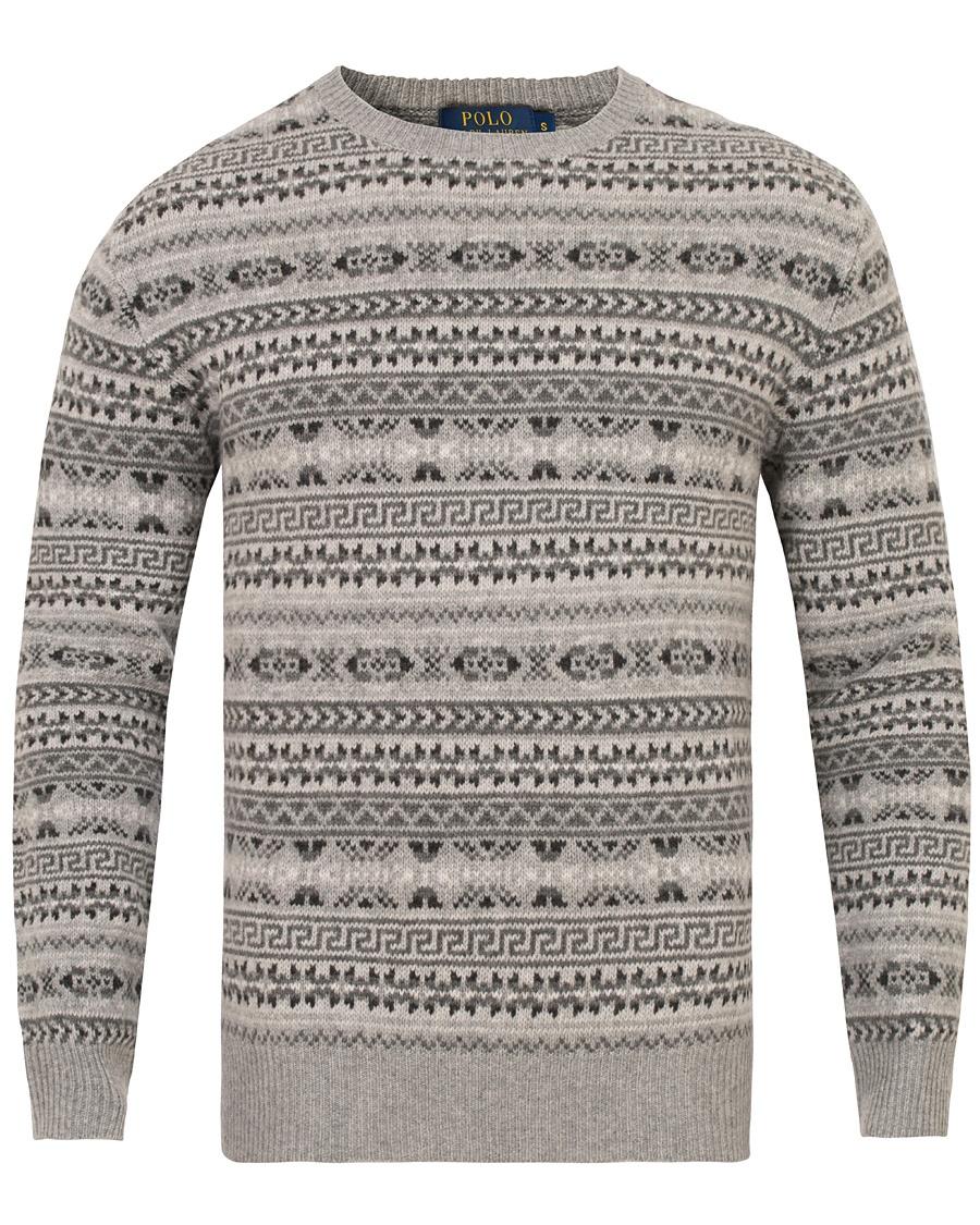  Fairisle Crewneck Grey